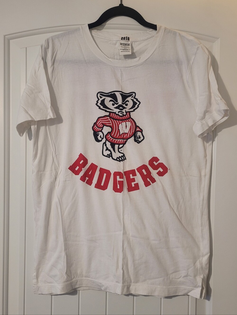 Pink By Victorias Secret Wisconsin Badgers Tee